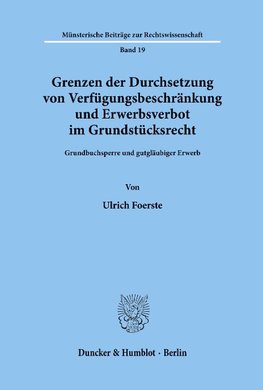 Foerste, U: Grenzen der Durchsetzung