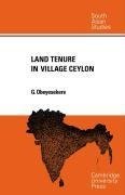 Land Tenure in Village Ceylon