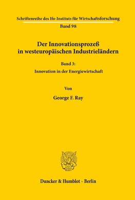 Der Innovationsprozeß in westeuropäischen Industrieländern.