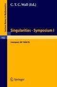 Proceedings of Liverpool Singularities - Symposium I. (University of Liverpool 1969/70)