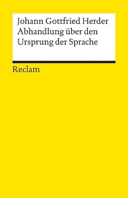 Abhandlungen über den Ursprung der Sprache