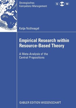 Empirical Research within Resource-Based Theory