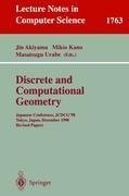 Discrete and Computational Geometry