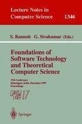 Foundations of Software Technology and Theoretical Computer Science