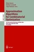 Approximation Algorithms for Combinatorial Optimization