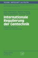 Internationale Regulierung der Gentechnik