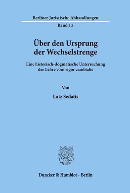 Über den Ursprung der Wechselstrenge