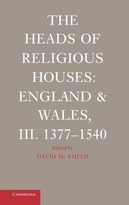 The Heads of Religious Houses