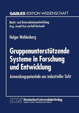 Gruppenunterstützende Systeme in Forschung und Entwicklung