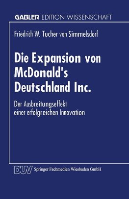 Die Expansion von McDonald's Deutschland Inc.