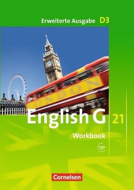 English G 21. Erweiterte Ausgabe D 3. Workbook mit Audios online