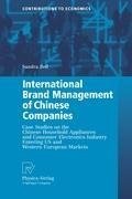 International Brand Management of Chinese Companies