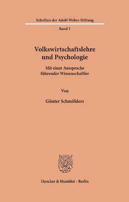 Volkswirtschaftslehre und Psychologie