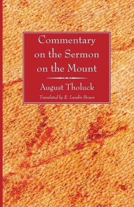 Commentary on the Sermon on the Mount