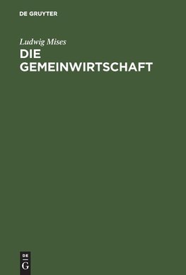 Die Gemeinwirtschaft