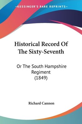 Historical Record Of The Sixty-Seventh