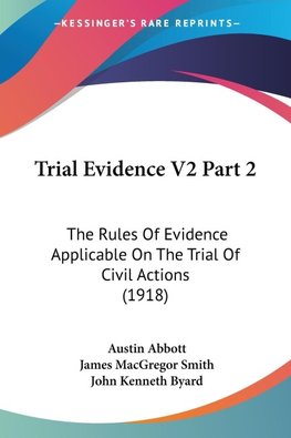 Trial Evidence V2 Part 2