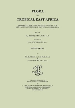 Davies, F: Flora of Tropical East Africa - Sapindaceae (1998