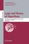 Logic and Theory of Algorithms