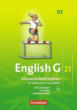 English G 21. Ausgabe D 2. Klassenarbeitstrainer mit Lösungen und Audios online