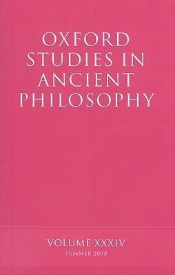 Oxford Studies in Ancient Philosophy, Volume 34