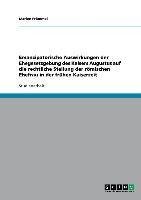 Emanzipatorische Auswirkungen der Ehegesetzgebung des Kaisers Augustus auf die rechtliche Stellung der römischen Ehefrau in der frühen Kaiserzeit