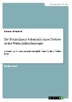 Die Formalismus-Substantivismus-Debatte in der Wirtschaftsethnologie