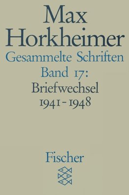 Horkheimer, M: Gesammelte Schriften 17