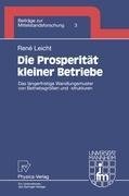 Die Prosperität kleiner Betriebe