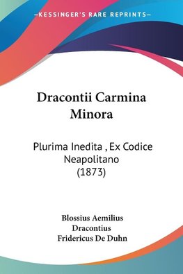 Dracontii Carmina Minora