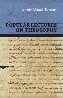 Popular Lectures on Theosophy