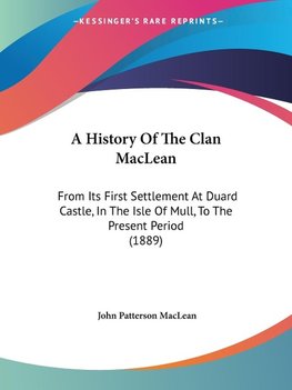 A History Of The Clan MacLean