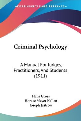 Criminal Psychology