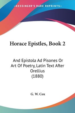 Horace Epistles, Book 2