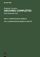 Correspondance générale 1806-1807