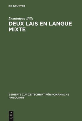 Deux lais en langue mixte