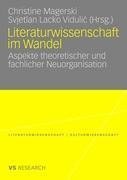 Literaturwissenschaft im Wandel