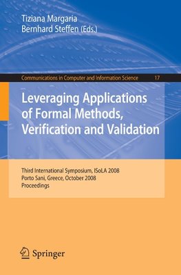 Leveraging Applications of Formal Methods, Verification and Validation