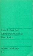 Literaturgeschichte als Provokation