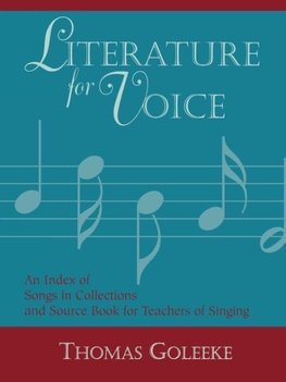 Literature for Voice