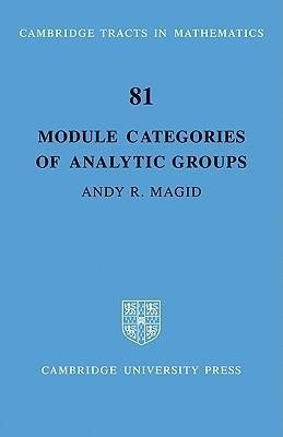 Module Categories of Analytic Groups