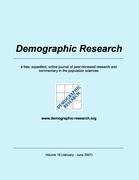 Demographic Research, Volume 16