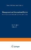 Management and International Review