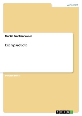 Die Sparquote