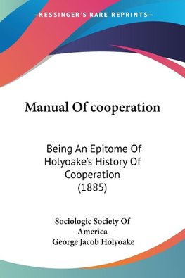 Manual Of cooperation