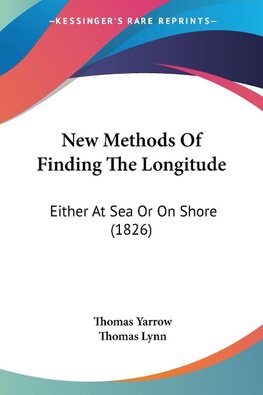 New Methods Of Finding The Longitude