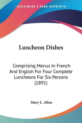 Luncheon Dishes