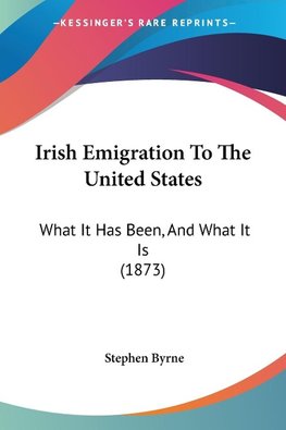 Irish Emigration To The United States