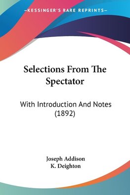 Selections From The Spectator