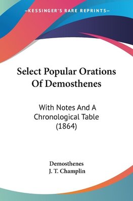 Select Popular Orations Of Demosthenes